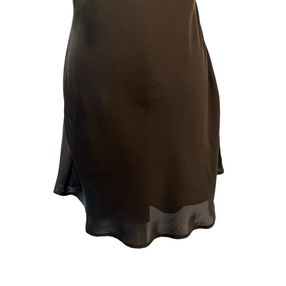 Forever 12 new with tags black satin mini dress - Picture 8 of 16